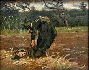 Peasant Woman Digging Up Potatoes, Vincent Van Gogh